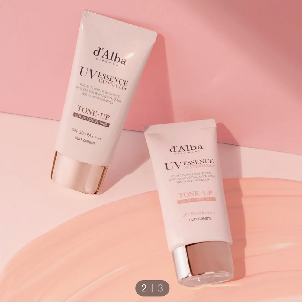 D’Alba Waterful Tone-Up Sun Cream SPF 50+ PA++++ 50ml tube